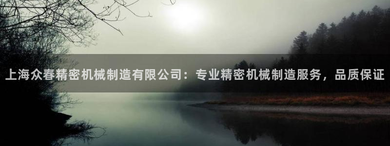 彩神v8平台正规吗：上海众春精密机械制造有限公司：专业精密机械制造服务，品质保证