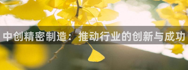 彩神团队是真的吗：中创精密制造：推动行业的创新与成功
