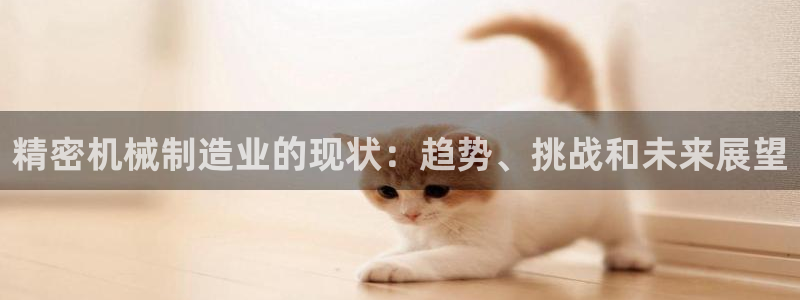 彩神大发官网：精密机械制造业的现状：趋势、挑战和未来展望