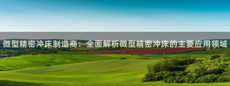 彩神购彩-购彩大厅入口下载：微型精密冲床制造商：全面解析微型精密冲床的主要应用领域