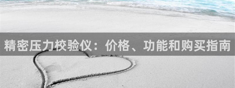 彩神购彩-购彩大厅入口老版：精密压力校验仪：价格、功能和购买指南